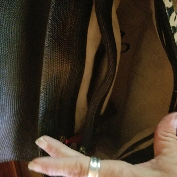 BRAHMIN ltd ed BURCHELLI COLLECTION calf RED CROC - Picture 11 of 15